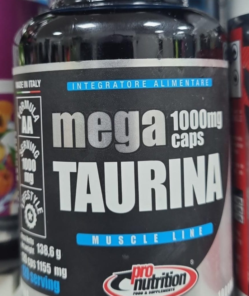 Taurina in capsule Pro Nutrition