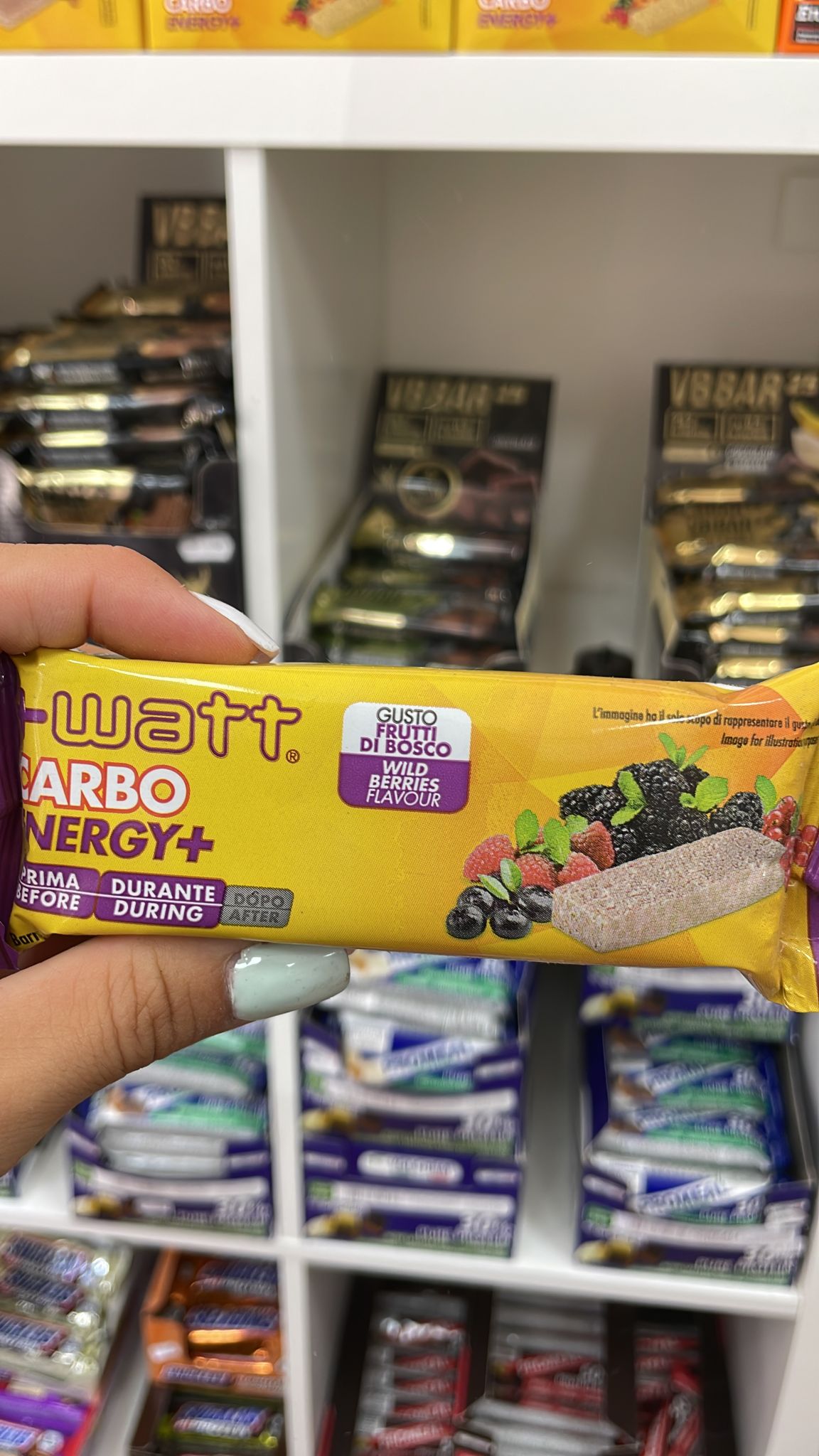 +Watt Carbo Energy+ 40g Barretta Energetica