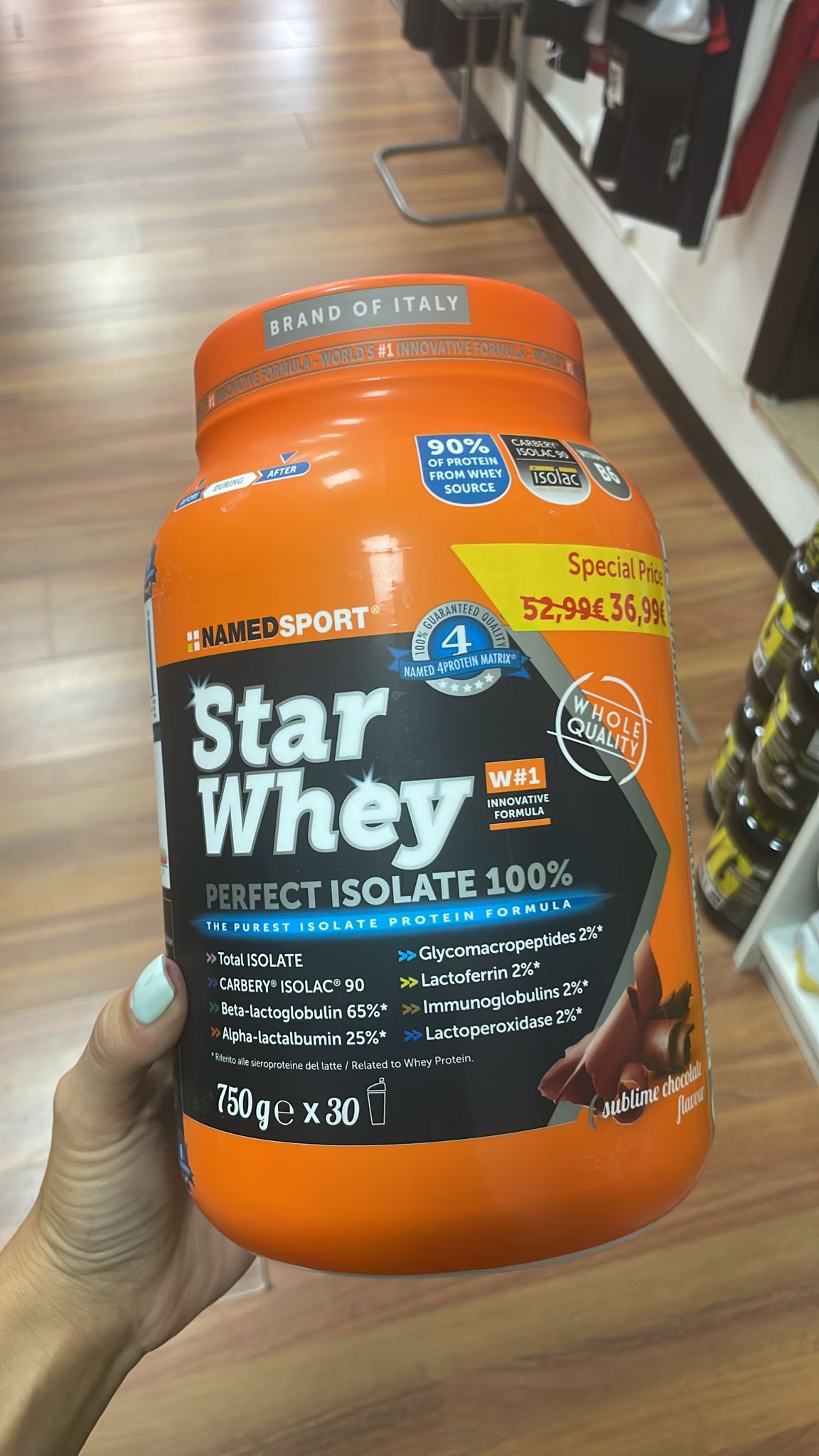 NAMEDSPORT® Star Whey Isolate