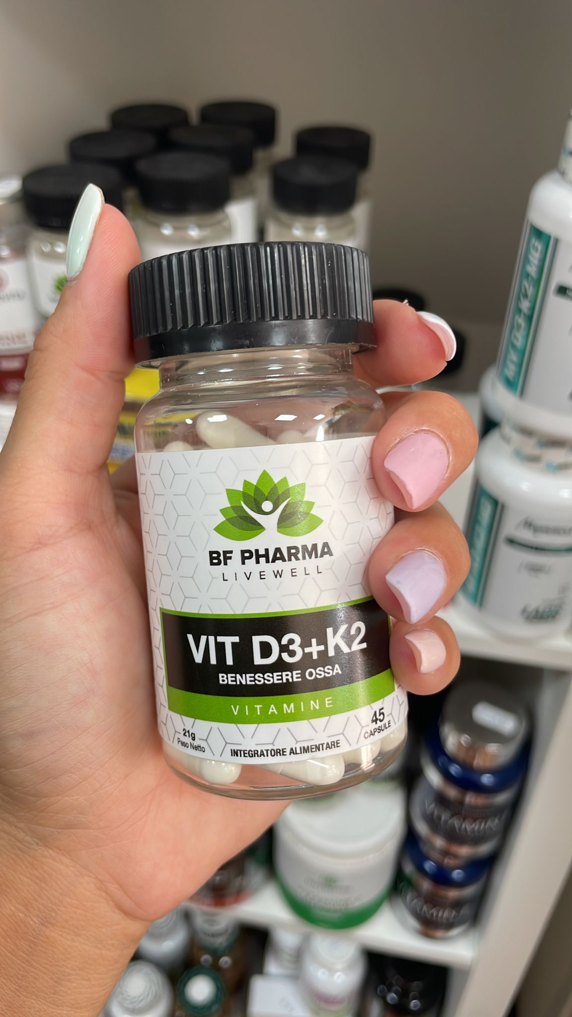 Vitamina D3+K2 BhPharma (30 capsule)