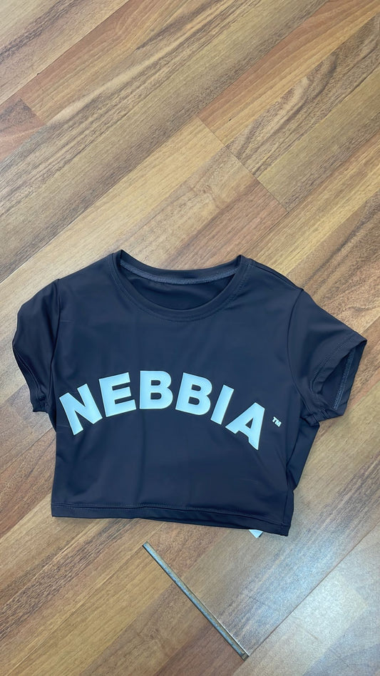 Maglia Crop Top Nebbia